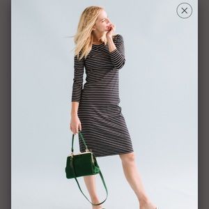 Sonnet James Reese in navy and white stripe.